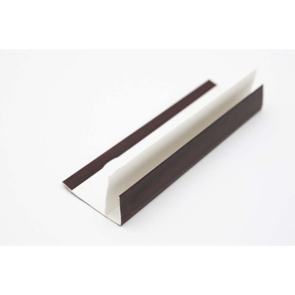 F-профиль 50мм длина 3м цвет Махагон (20шт).  Цена за шт F-профиль 50мм длина 3м цвет Махагон (20шт).  Цена за шт