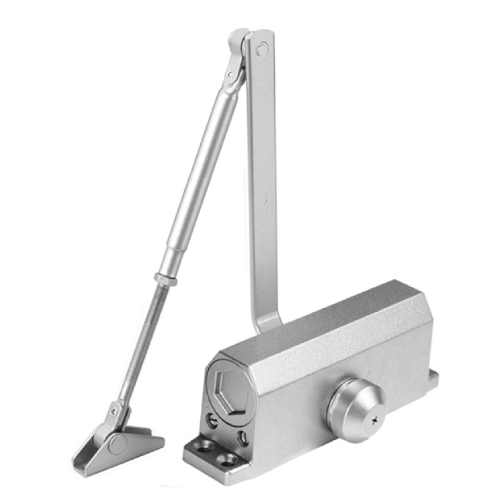 Доводчик DORF до 80кг и 950мм цвет серебристый