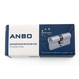 Цилиндр замка ключ-ключ 35х35мм ANBO 3 ключа англ.