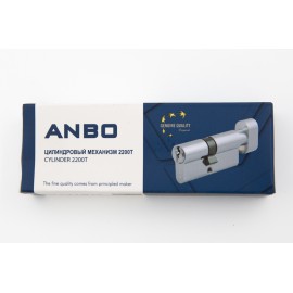 Цилиндр замка ключ-барашек 35х45мм ANBO 3 ключа англ.