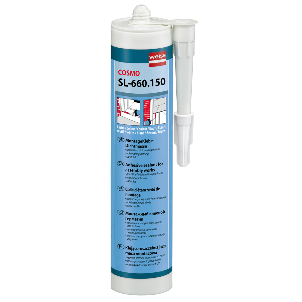 Клей-герметик Cosmofen 345 белый картр.305гр