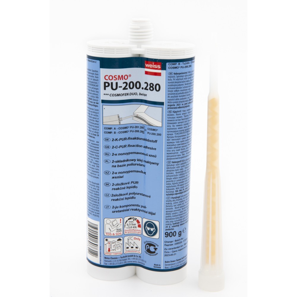Клей полиуретановый двухкомпонентный Cosmofen Duo бежевый