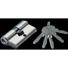 Цилиндр замка ключ-ключ 40х40мм DORF 5 ключей англ.