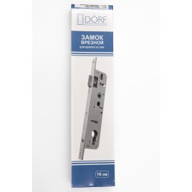 Замок дверной врезной 92х16х25мм DORF защёлка (аналог KVF)