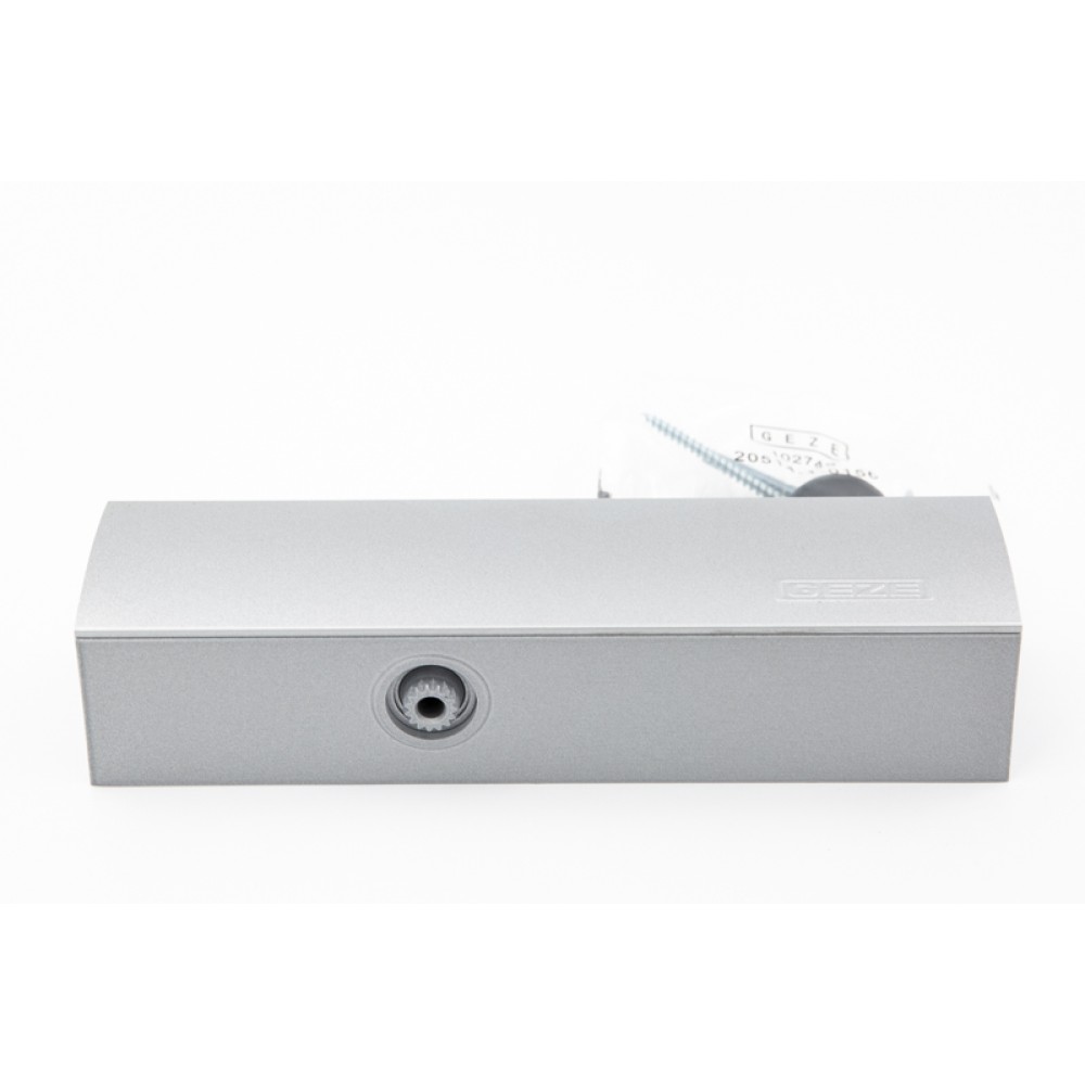 Доводчик Geze 2000 до 120кг и 1250мм комплект с тягой цвет серебристый