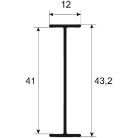 Двутавр 40*40 Р400-08 6м (10шт) Россия.  Цена за м