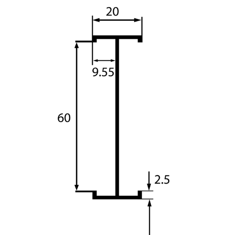 (6,4м)  Двутавр 60*60 С640-36 6м (10шт).  Цена за м