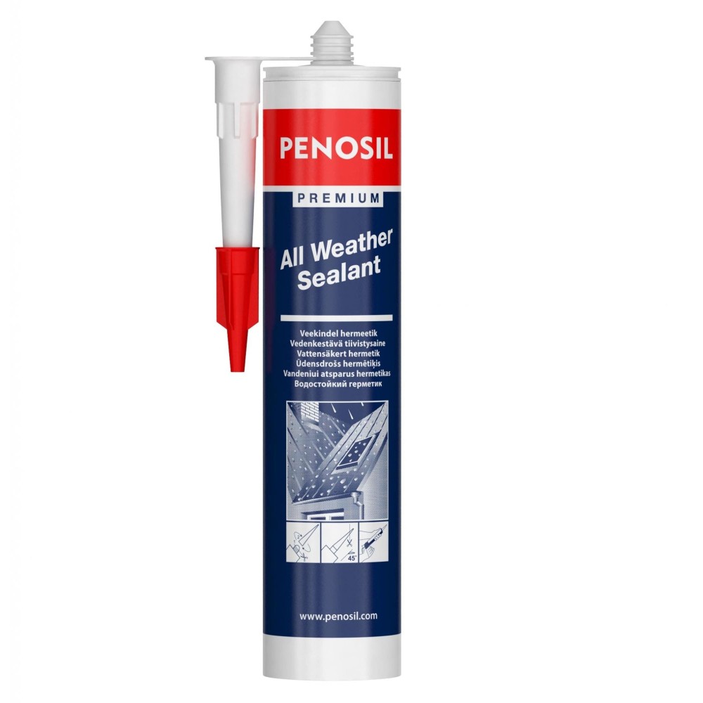 Герметик кровельный Penosil Premium All Weather Sealant водостойкий каучуковый 280мл