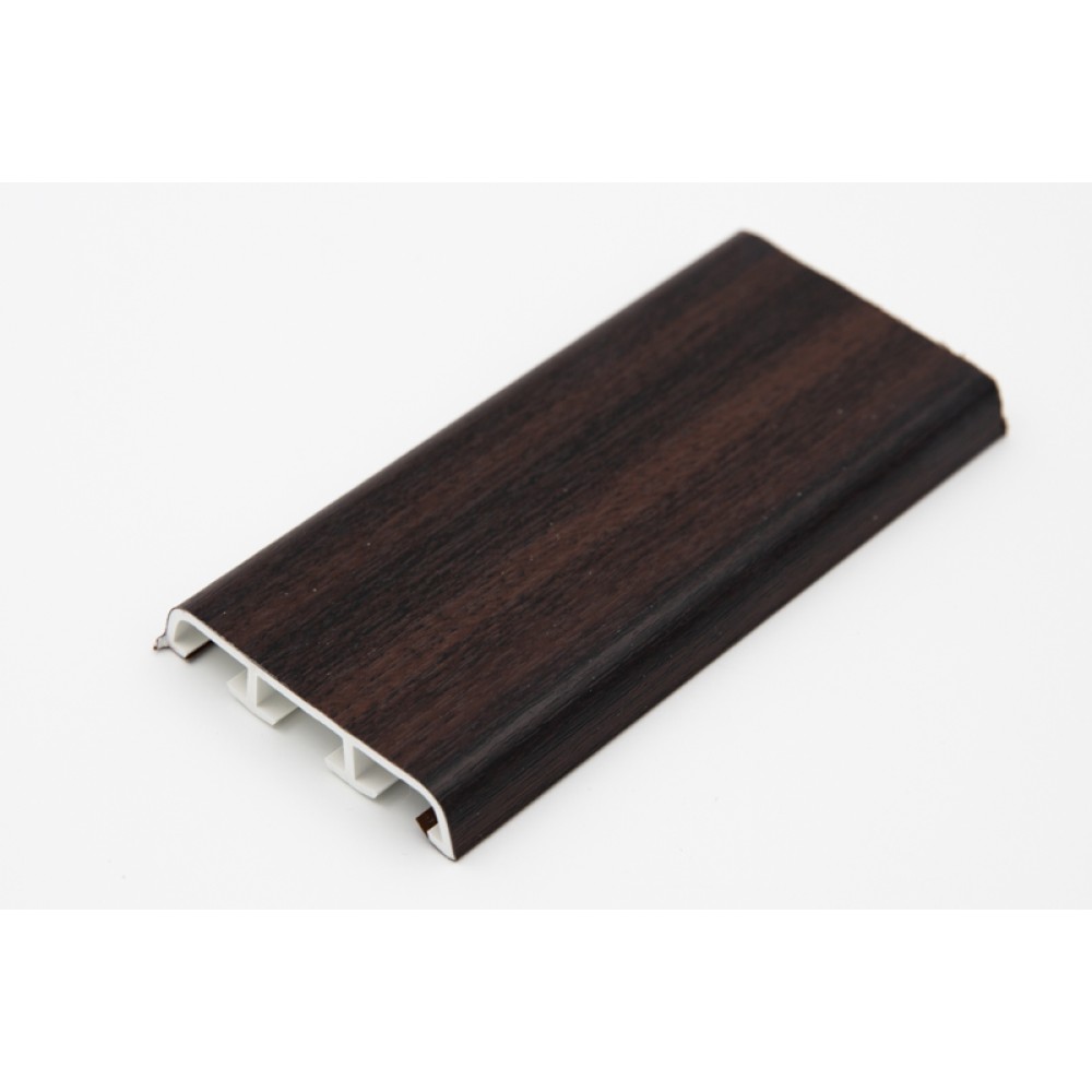 Нащельник жёсткий 38мм цвет Махагон длина 6м.  Цена за м