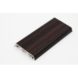 Нащельник жёсткий 78мм цвет Махагон длина 6м.  Цена за м