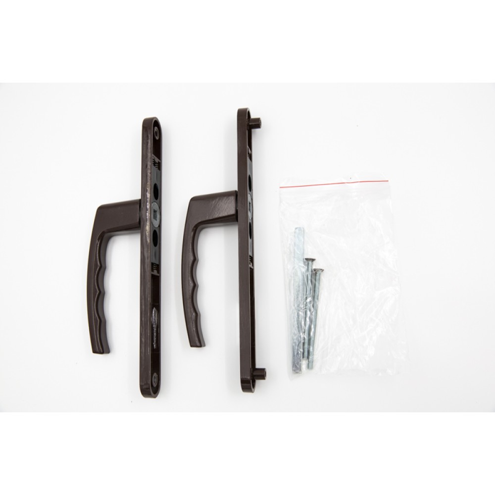 Гарнитур нажимной дверной 85мм подпружиненный РФ цвет кор.