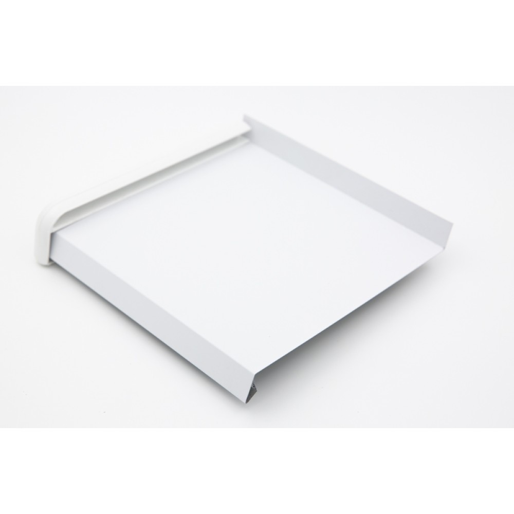 Отлив оконный 0,45мм полиэстер белый.  Цена за м2