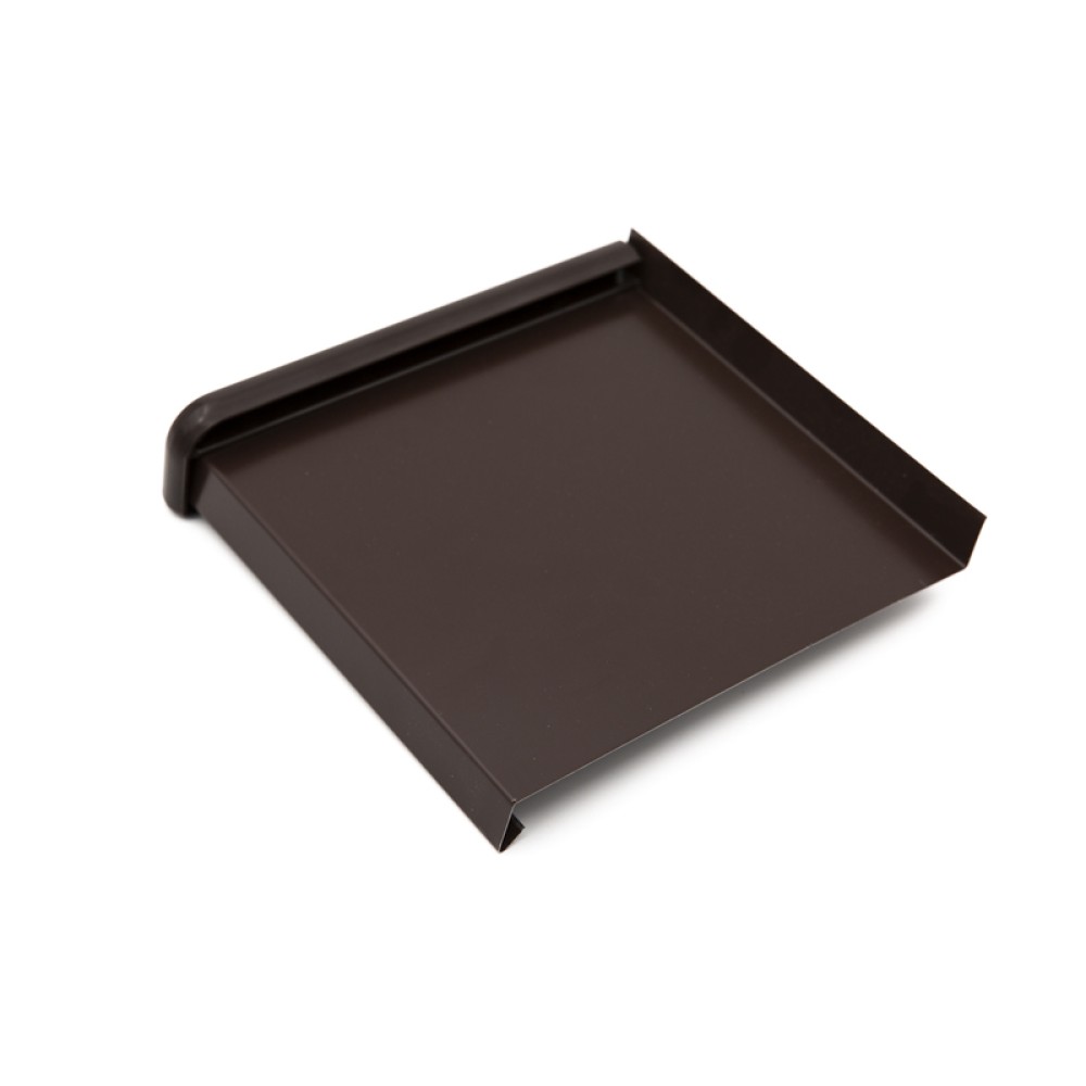 Отлив оконный 0,45мм полиэстер коричневый.  Цена за м2