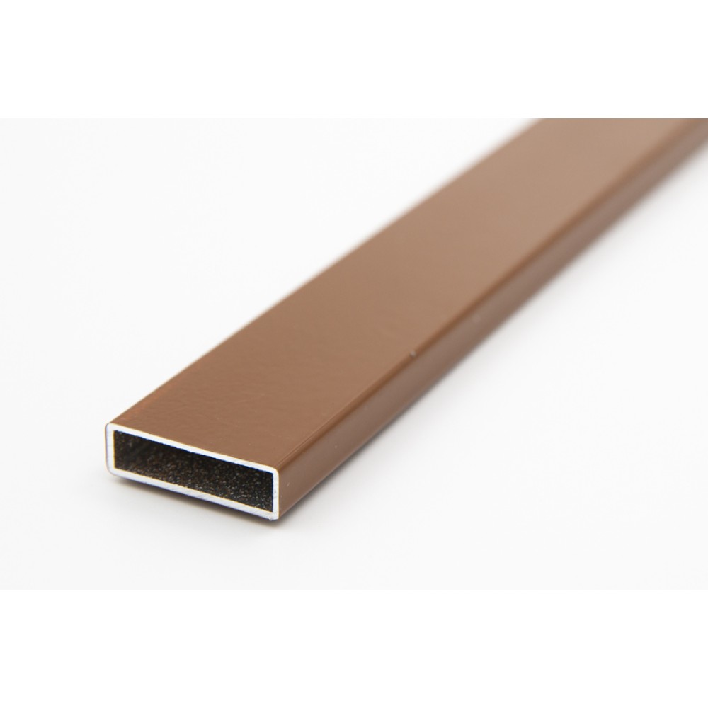 Профиль москитный импост 6м цвет 8003.  Цена за м