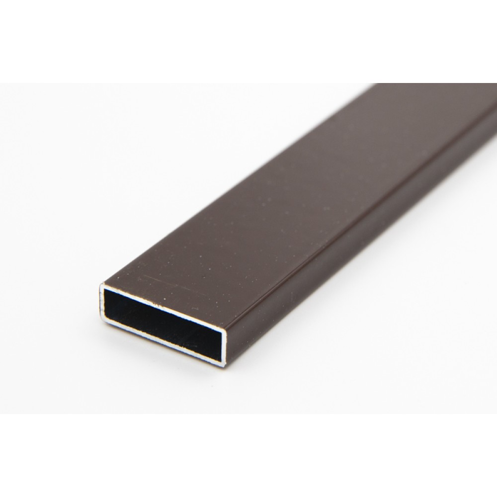 Профиль москитный импост 6м цвет коричневый (20шт или 1шт).  Цена за м