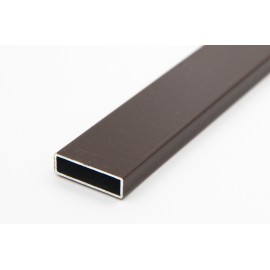 Профиль москитный импост 6м цвет коричневый (20шт или 1шт).  Цена за м
