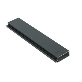 Профиль москитный рамный 52мм 5,8м цвет 7016 антрацит (20шт или 1шт).  Цена за м