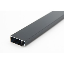 Профиль москитный рамный 25мм 6м цвет серый RAL 7016 (20шт).  Цена за м
