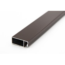 Профиль москитный рамный 25мм 6м цвет коричневый (20шт).  Цена за м