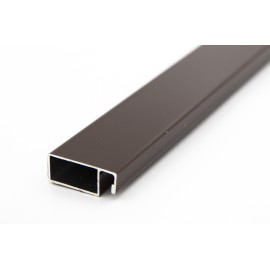 Профиль москитный рамный 25мм 6м цвет коричневый (20шт).  Цена за м