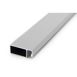 Профиль москитный рамный 25мм 6м цвет 7004.  Цена за м Профиль москитный рамный 25мм 6м цвет 7004.  Цена за м