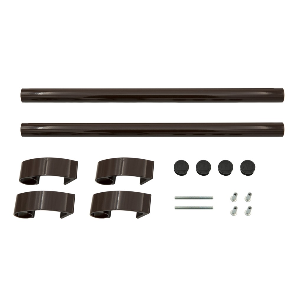 Ручка дверная большая 500мм прямая Россия (компл.) цвет коричневый Ручка дверная большая 500мм прямая Россия (компл.) цвет коричневый