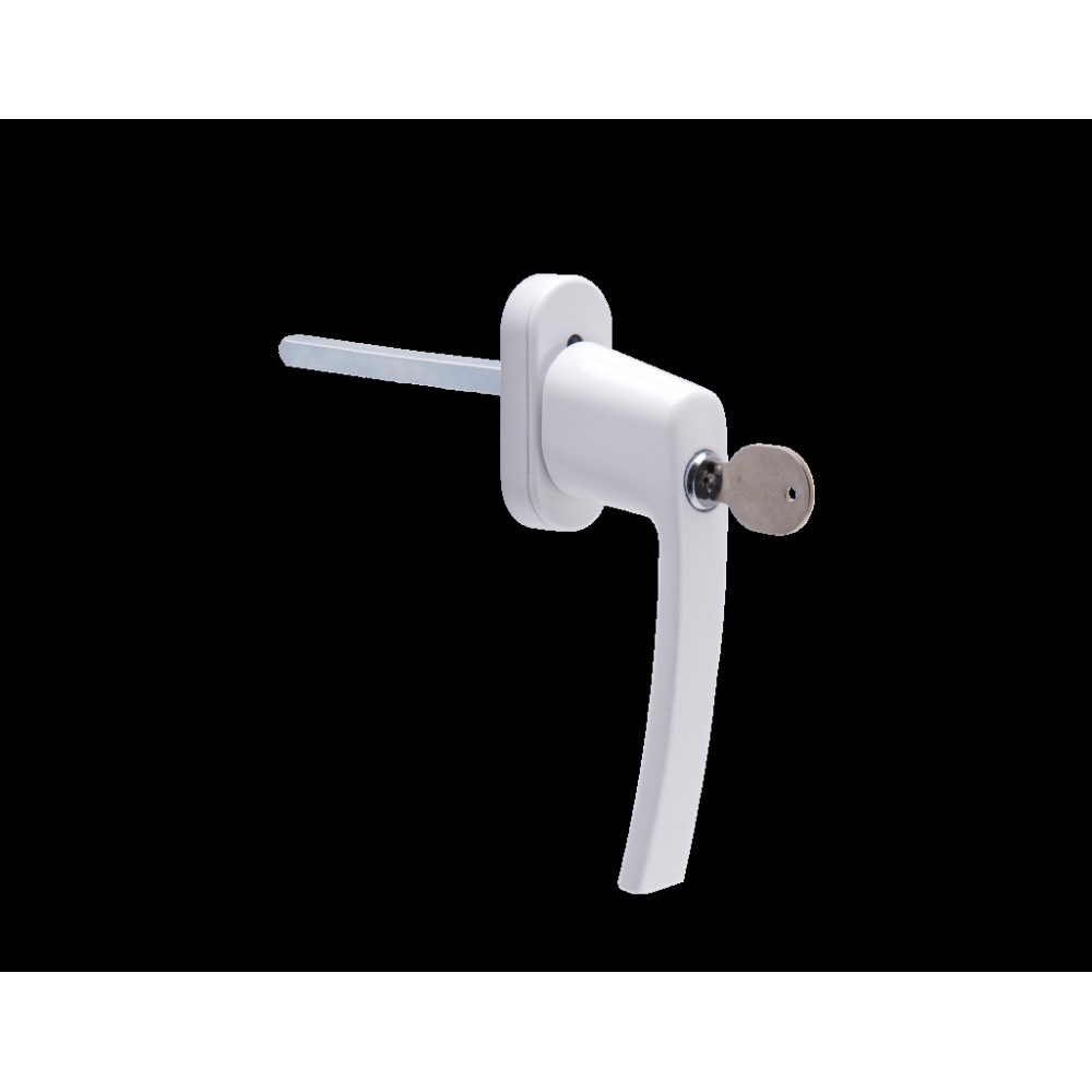 Ручка оконная Юпитер с замком штифт 37м