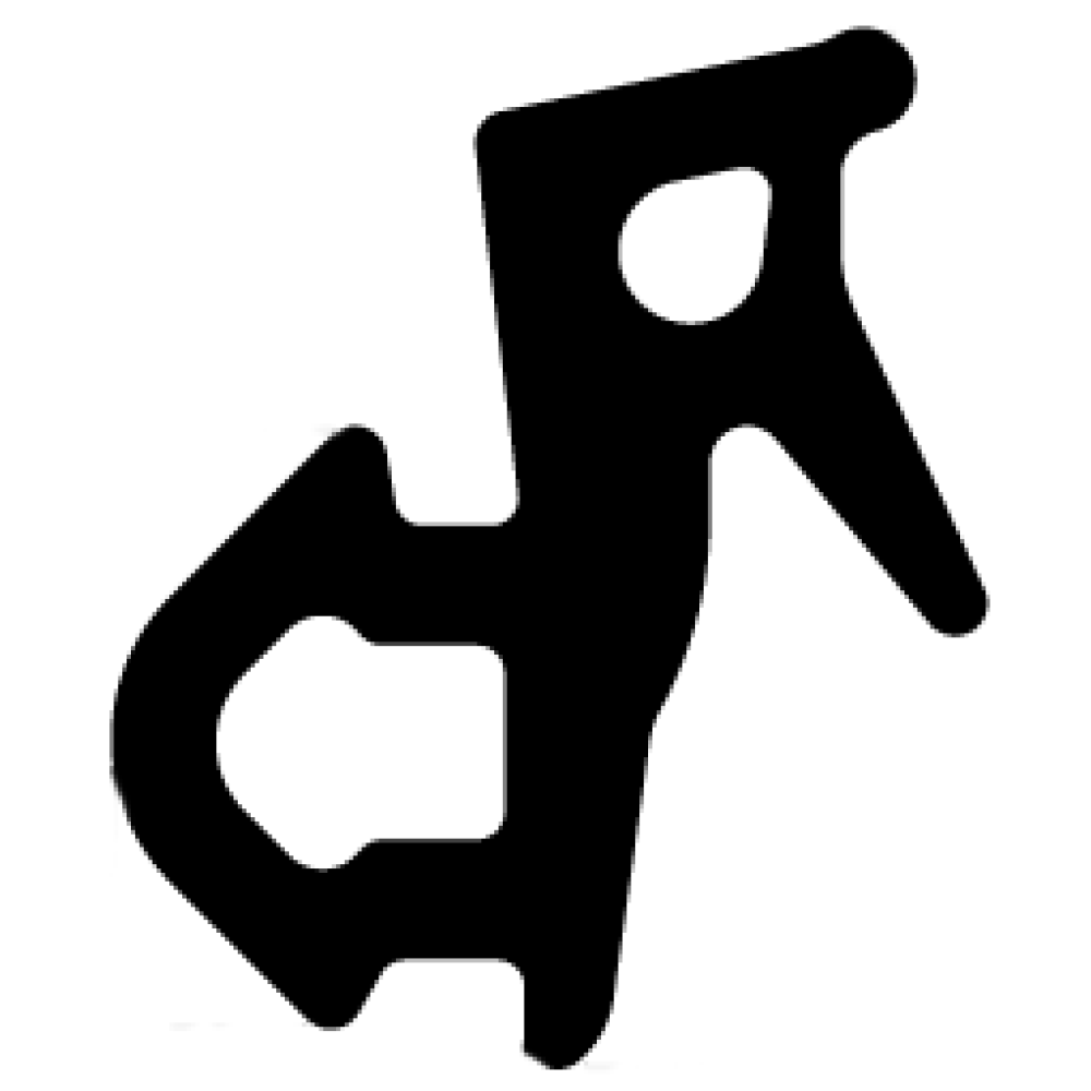 Резина уплотн. Veka -112.253 для стеклопакетов, черный 400м Беларусь