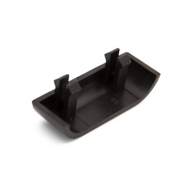 Заглушка водосливного шлица цвет коричневый 8019 (200шт).  Цена за шт